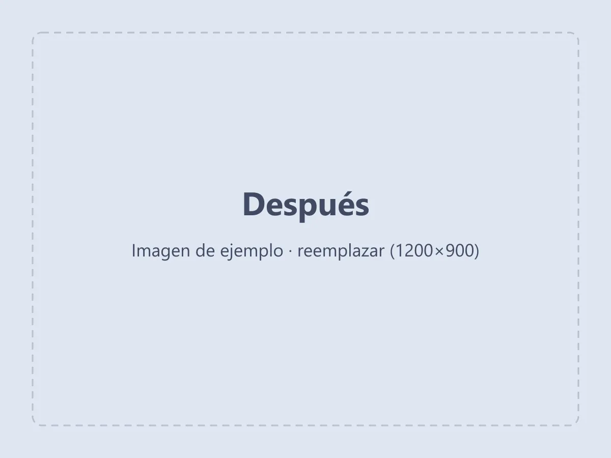 Ficha de producto después del rediseño
