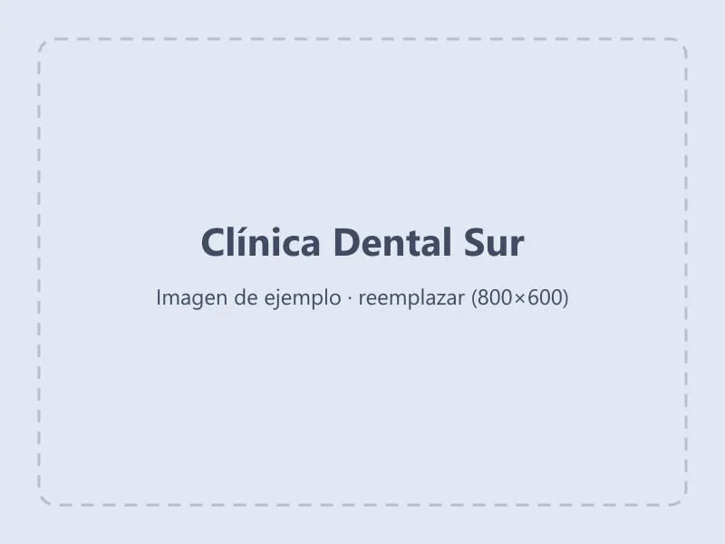Sitio web de la Clínica Dental Sur