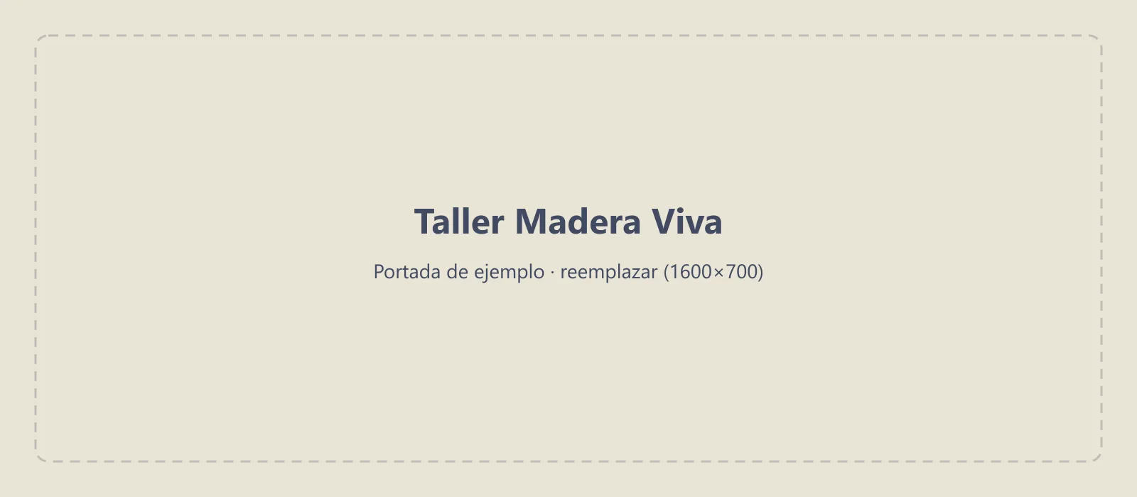 Catálogo de la tienda online del Taller Madera Viva